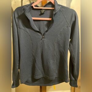 L.L. Bean Women's Dark Blue Half-Zip Sweater